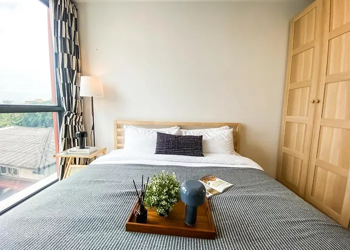 Modern-design 45 Sqm - Ultra Fast Wifi - Ekamai Apartment