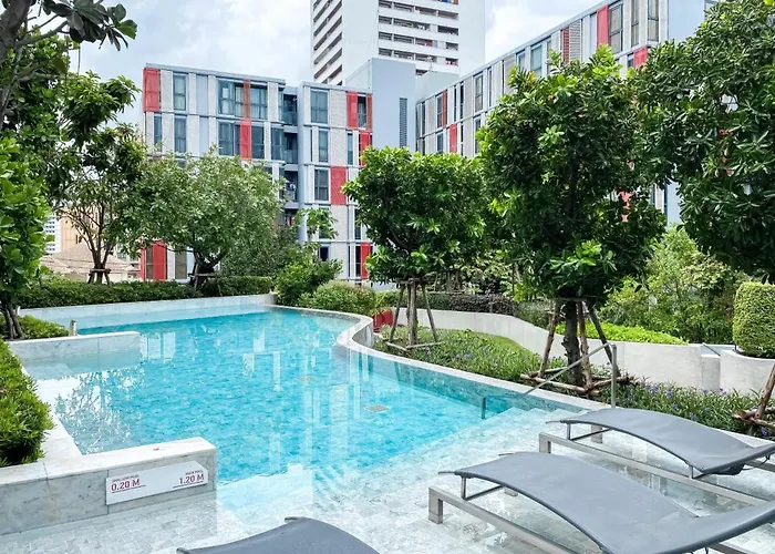 Modern-design 45 Sqm - Ultra Fast Wifi - Ekamai Apartment Bangkok
