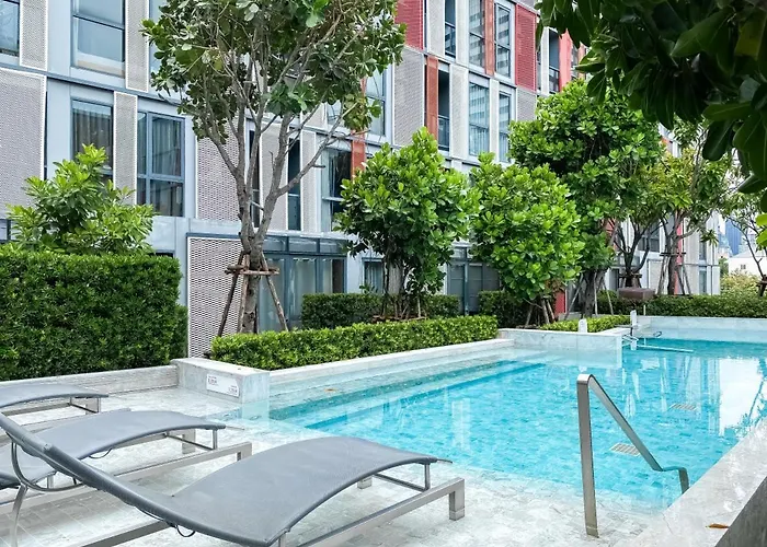Apartment Modern-design 45 Sqm - Ultra Fast Wifi - Ekamai Bangkok